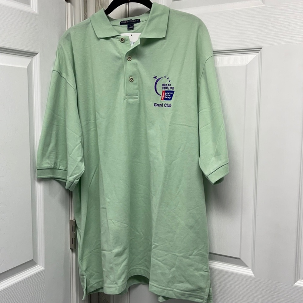 Relay For Life GRAND CLUB American Cancer Society Polo Shirt XL